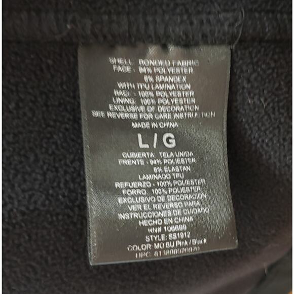 Mossy Oak Women’s Black & Pink Camo Jacket Sz L Outdoor Hunting Streetwear - Picture 12 of 13